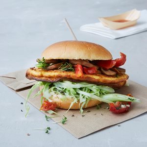 50 Omeletts mit Schinken und Käse